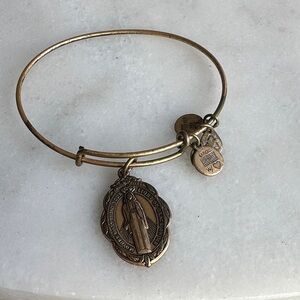 Alex and Ani Gold Charm Bangle